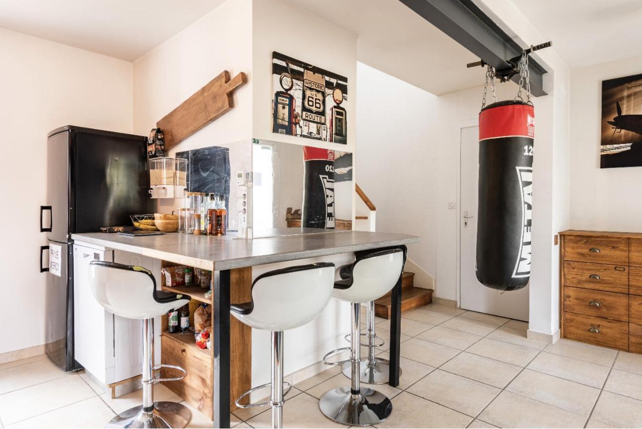 Villa Des Palmiers, Chambre 3, Lit Double Villeneuve-sur-Lot Buitenkant foto